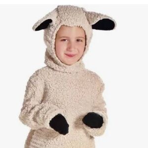 Kids Sheep Costume Size Med (fits 6/7)